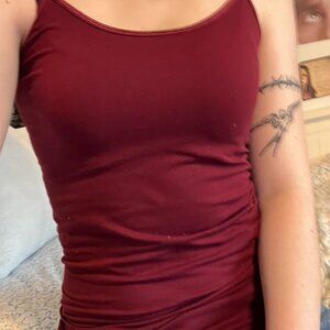 2000s So burgundy perfect seamless cami. Lmk if you...